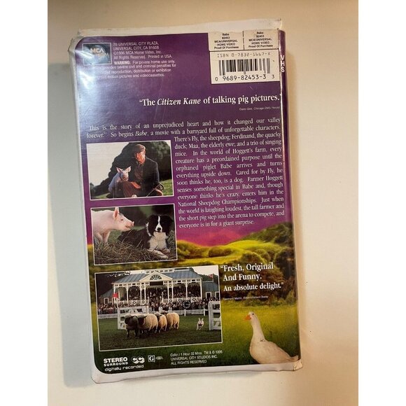 Babe (VHS, 1996) - Picture 2 of 5